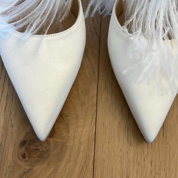Jimmy Choo Ambre 100 Satin Heels - Picture 5 of 12